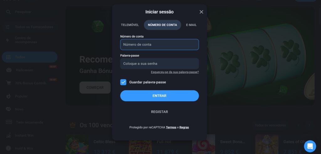 twin casino login